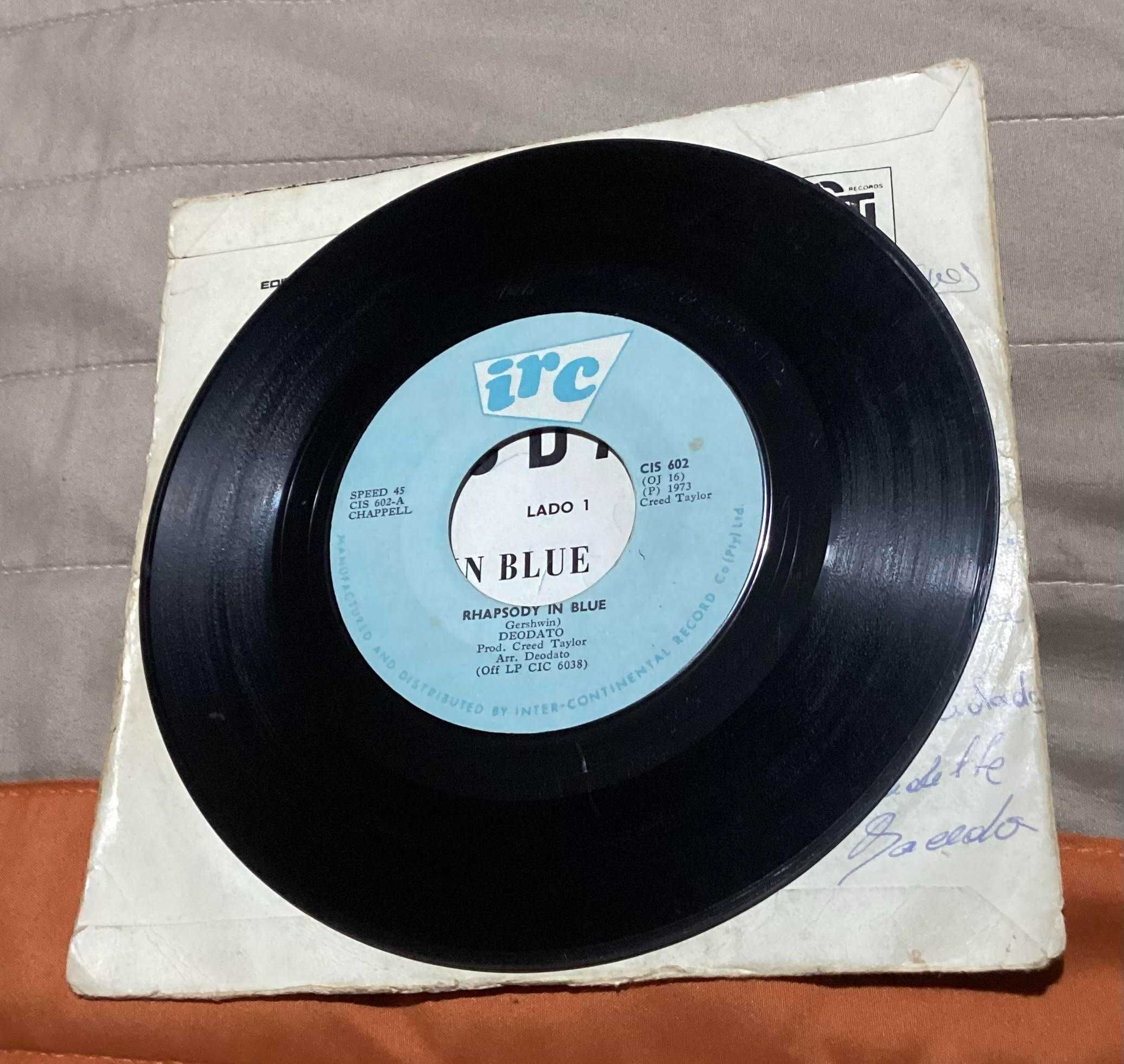 Single Deodato Rhapsody In Blue Bossa jazz Angola 1973