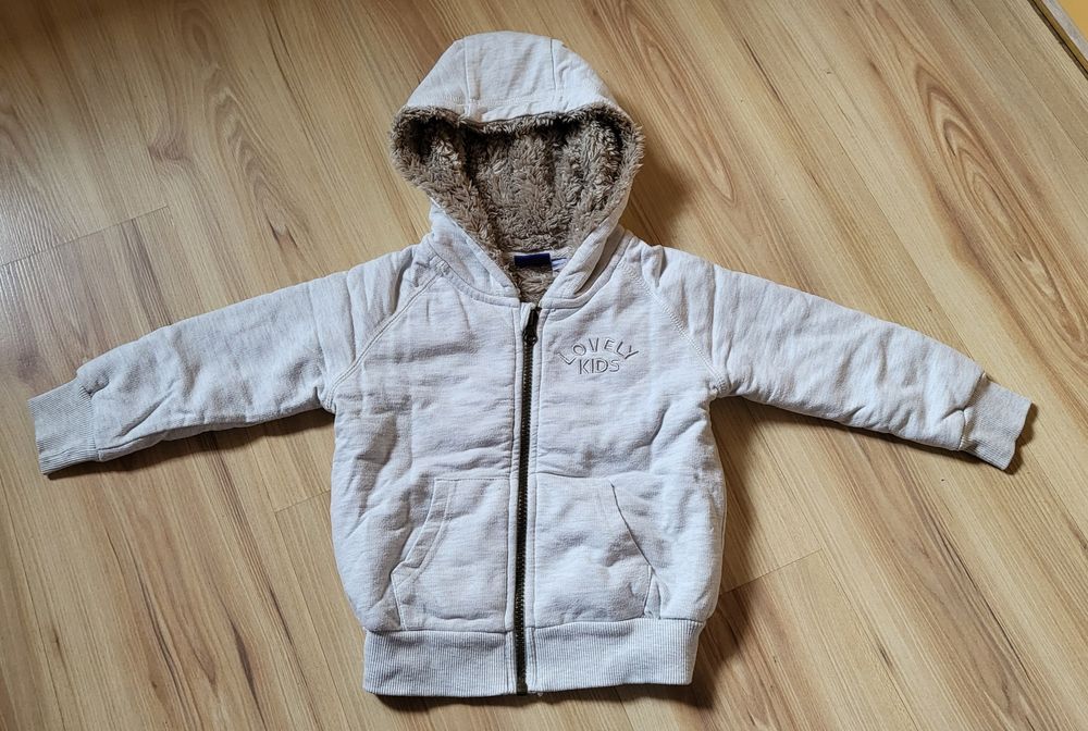 Ciepla gruba bluza uniseks 86/92