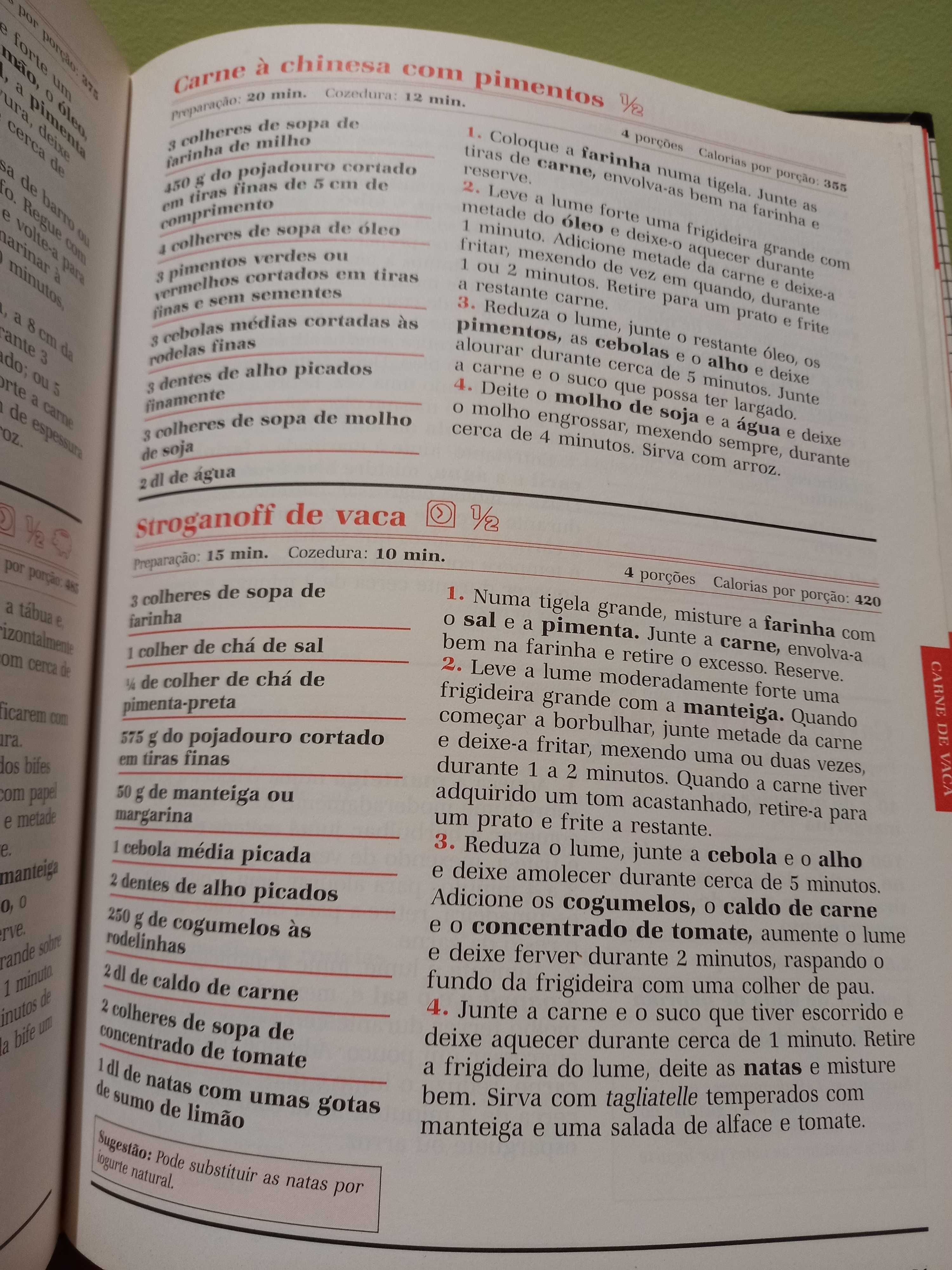 Livro de receitas "Cozinha Rápida e Económica"