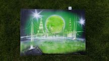 Obraz malowany sprayem 50x70 cm (Klaudia Spray Art)