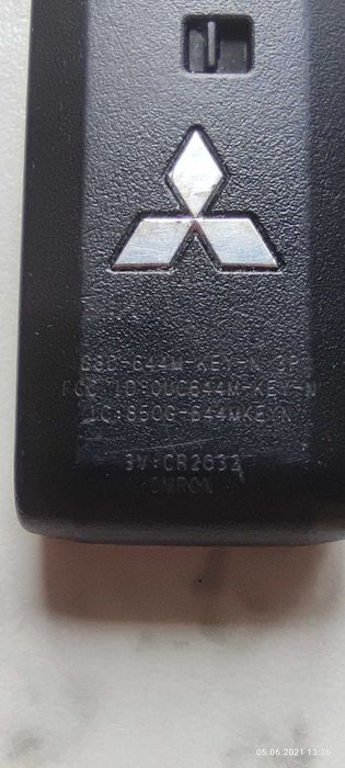 Ключ, брелок Mitsu Lanсer X, Outlander 3, Аутлендер Sport, ASX, PHEV