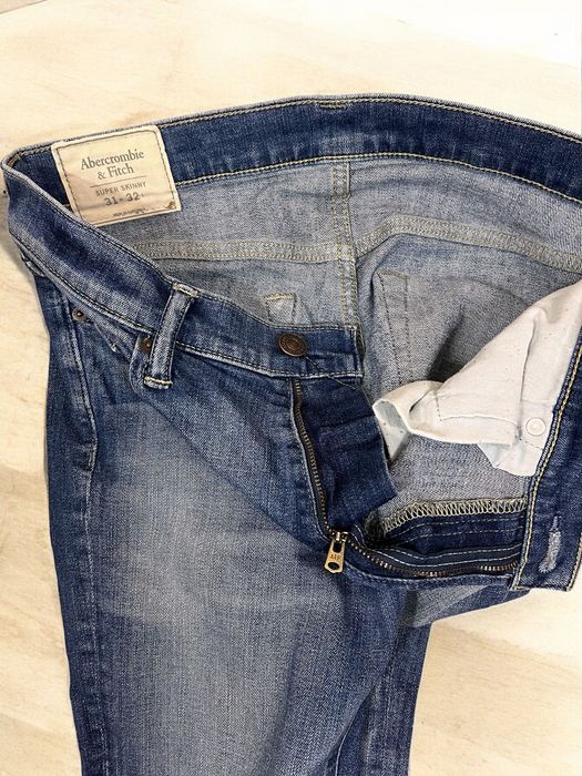 Abercrombie & Fitch roz. W31 L32 męskie dżinsy super skinny