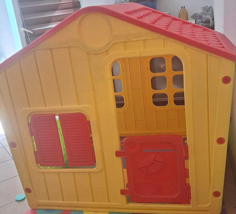 domek ogrodowy, plastikowy 138x109