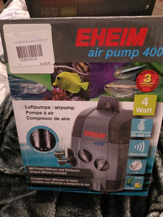 Bomba de ar aquário com 2 saídas