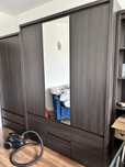 Komplet mebli Black Red White Kaspian wenge