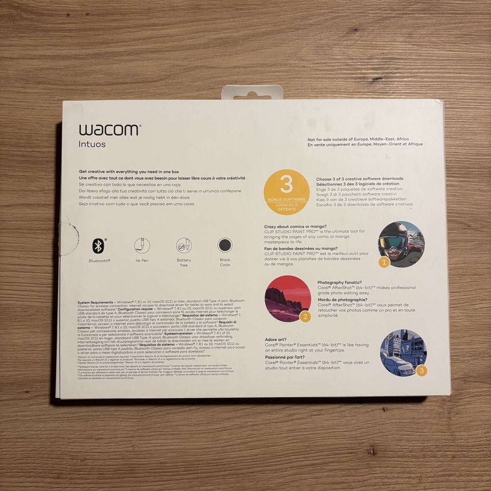 Wacom Intuos M CTL-6100WLK-S