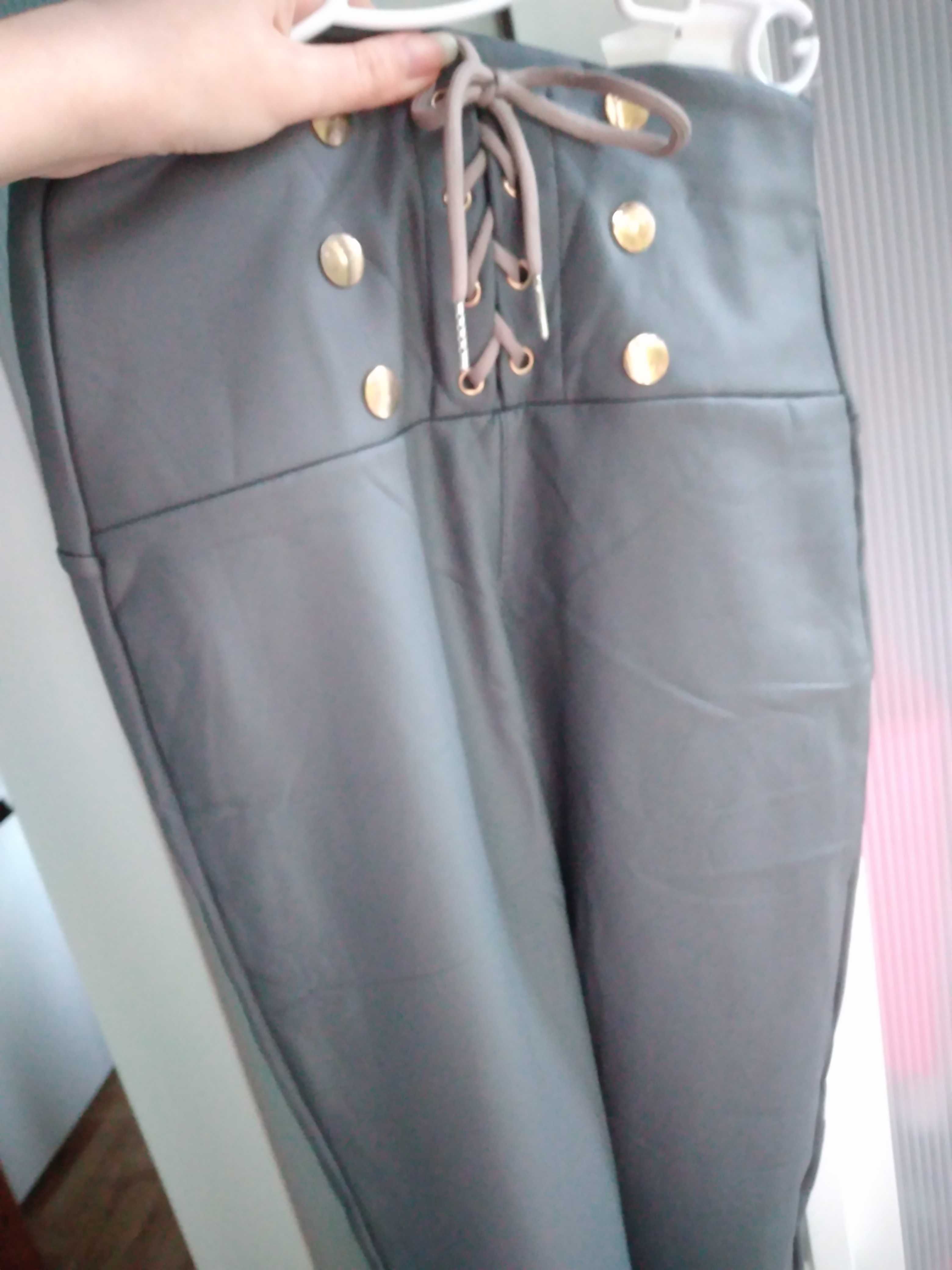 Spodnie legginsy ocieplane damskie s/m 1zl
