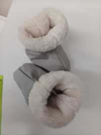 Zimowe buty niechodki ocieplane co chusty/nosidełka/wózka 14cm