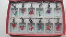 Porta-chaves - Flores + Signos - novos - portes incluidos