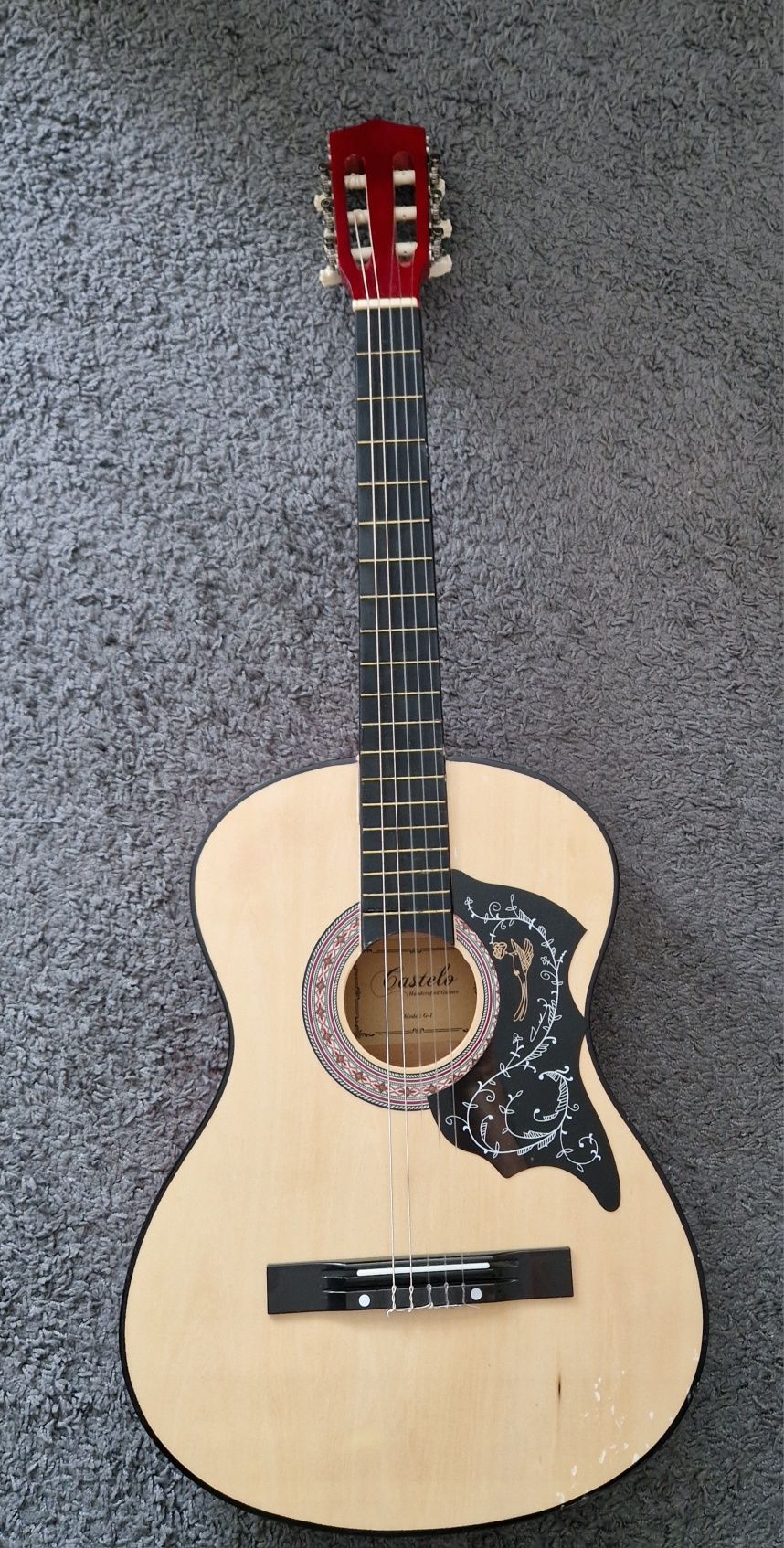 Gitara klasyczna Castelo 3/4 uszkodzona
