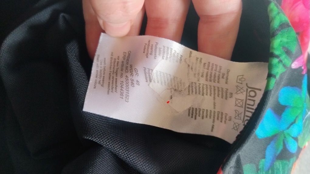 Strój kąpielowy sukienka kąpielowa plus size 4xl