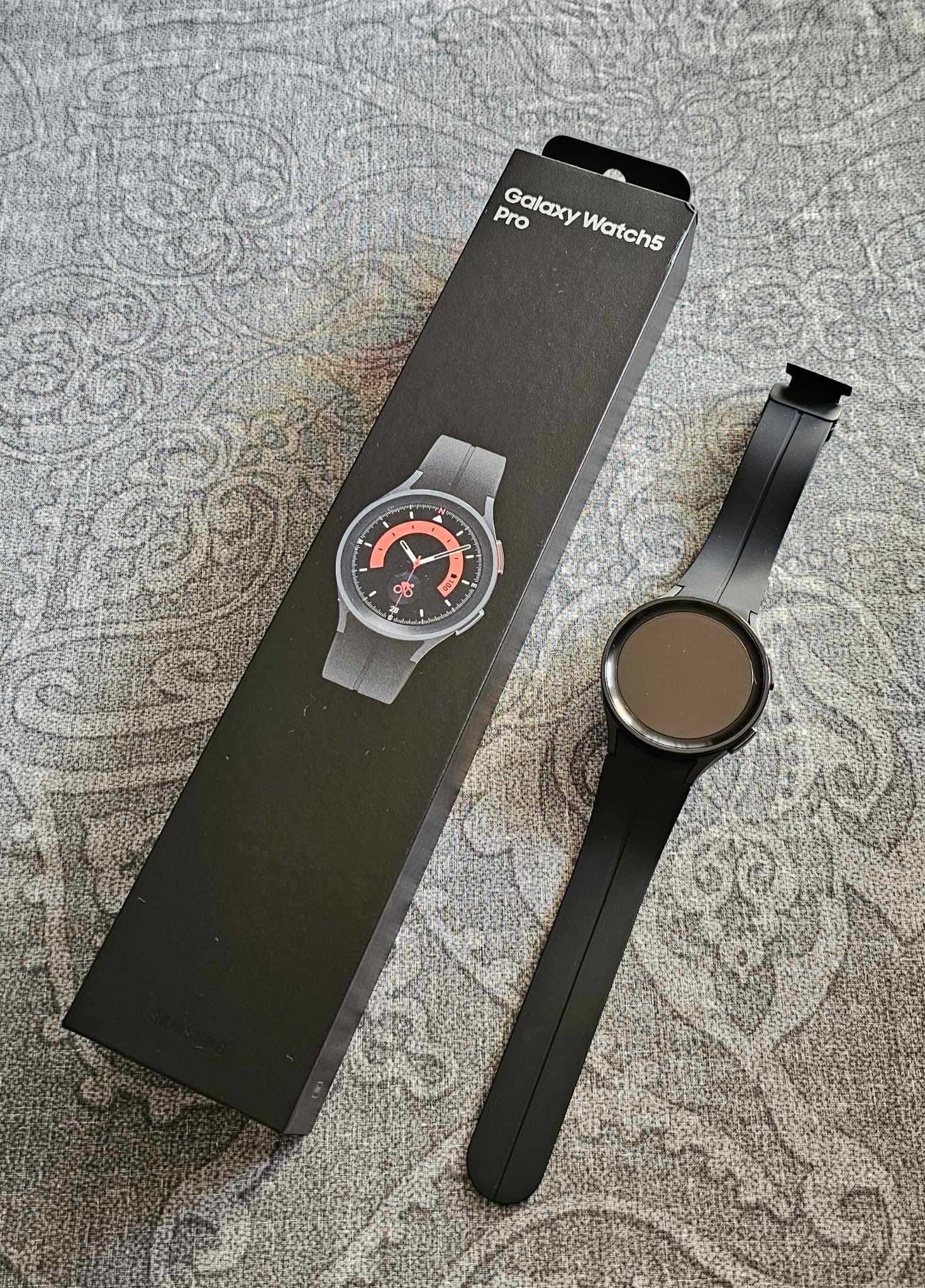 Nowy smartwatch Samsung Galaxy Watch5 Pro BT 45 Black Tytanium