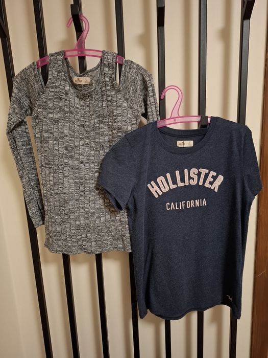 Zestaw 2x HOLLISTER S bluzka + T-shirt