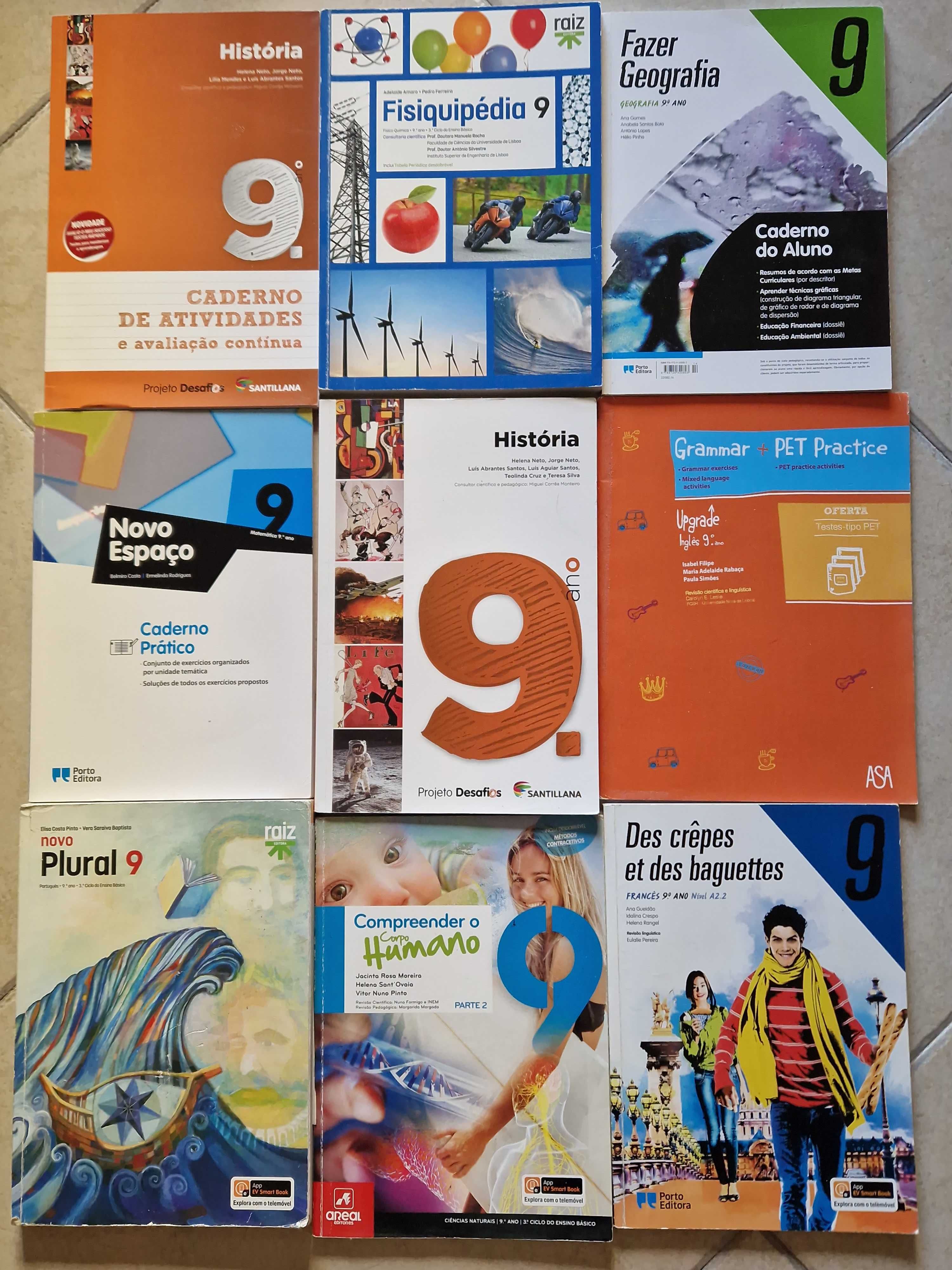 Manuais escolares usados - 8º 9º 10º 11º e 12º anos
