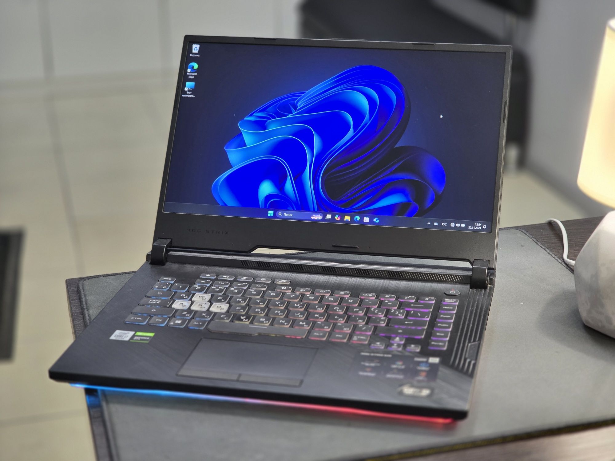 Игровой Asus rog strix 10750h 240hz 32gb 1tb