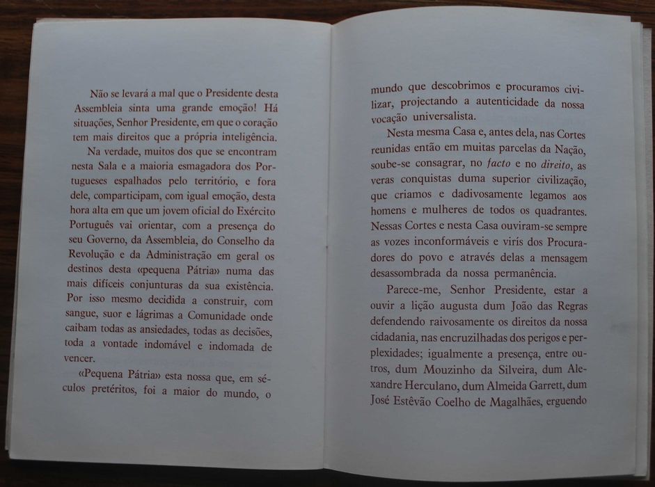 Na Investidura do Presidente da Republica - 1º Edição Ano 1976