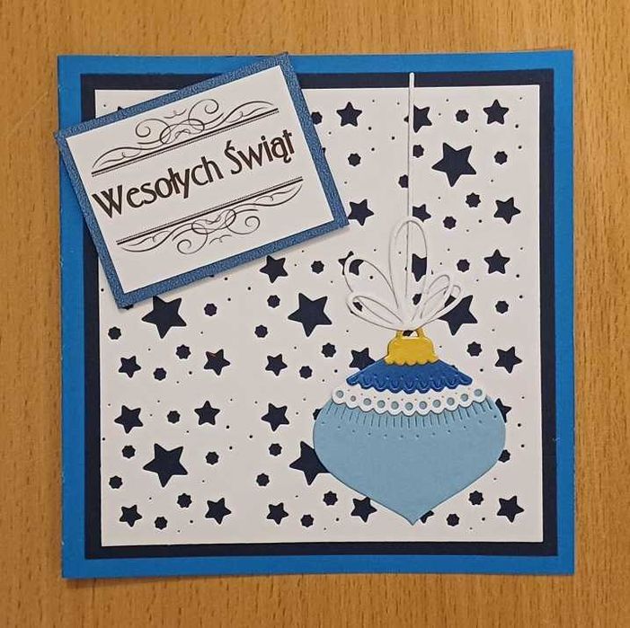 Scrapbooking - wykrojnik ramka świateczna