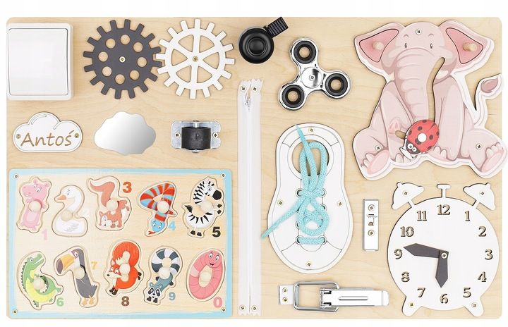 Tablica Xl Manipulacyjna Sensoryczna Montessori