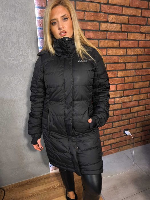 Damski długa kurtka zimowa , pikowana ocieplany PUCHEM, r, S Bergans