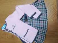 Conjunto saia e casaco metro kids
