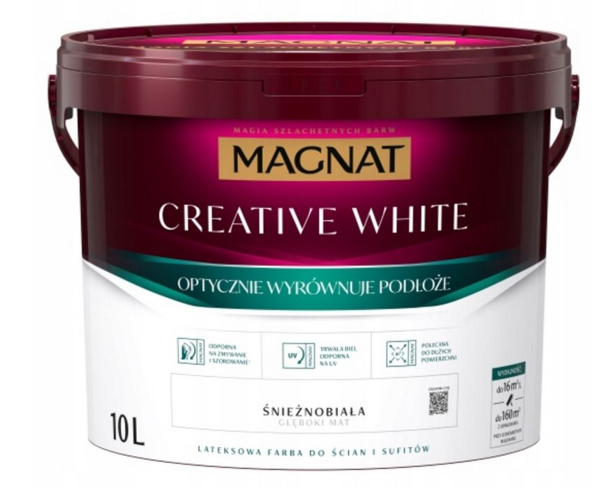 Magnat Creative White 10 l Lateksowa Farba