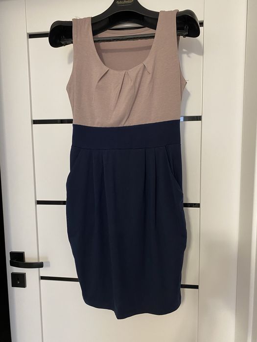 Dukienka, letnia, na lato, na ramiączkach, do biura, biuruwa, M, r. 38