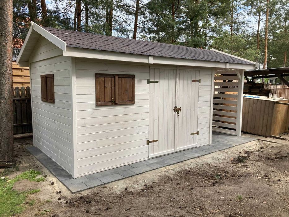 Domek narzędziowy Domek drewniany Drewutnia