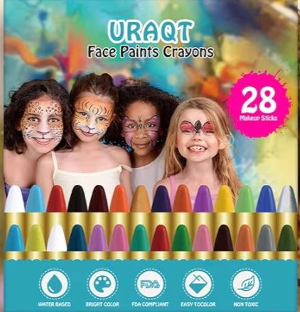 URAQT Kredki do malowania twarzy na Halloween.