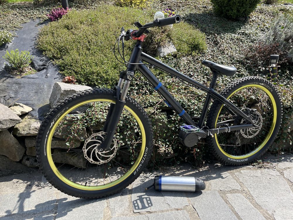 Rower Kellys whip konwersja na E bike elektryczny dirt