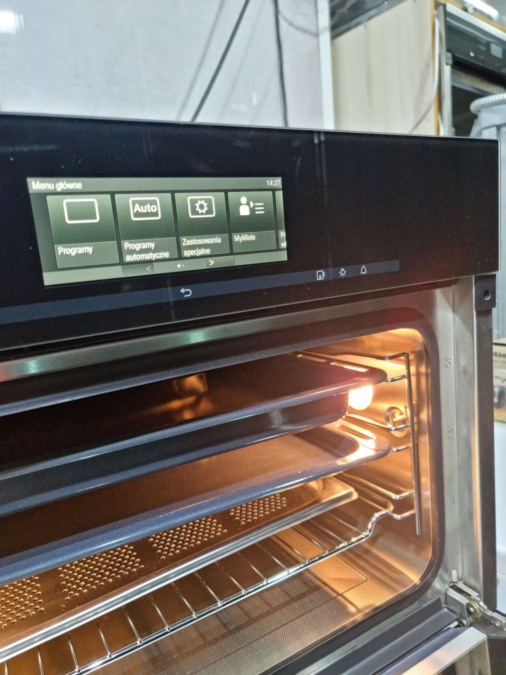 Piekarnik 2w1. Piekarnik konwekcyjno-parowy Miele DGC 6800 XL. Poj.48L