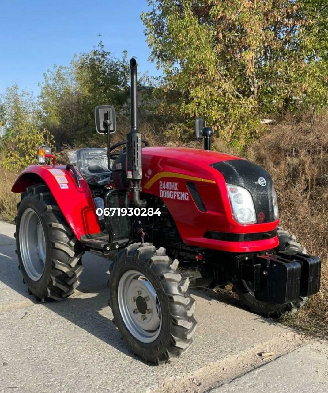 Dongfeng DF 244 DHX Донфенг 4х4 Широкі колеса ГУР Доставка Мінітрактор