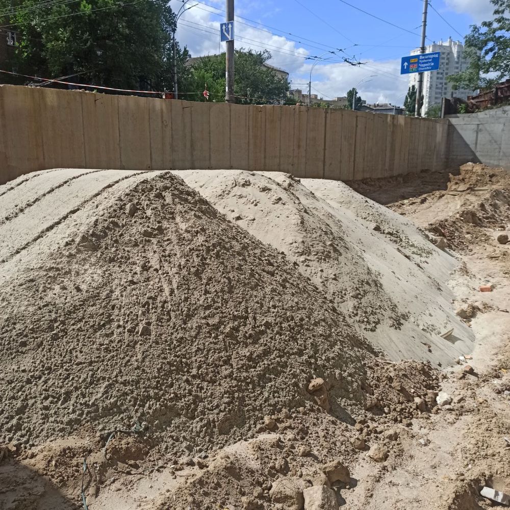 Пісок Річковий з доставкою — (Песок речной) СУПЕР Ціна