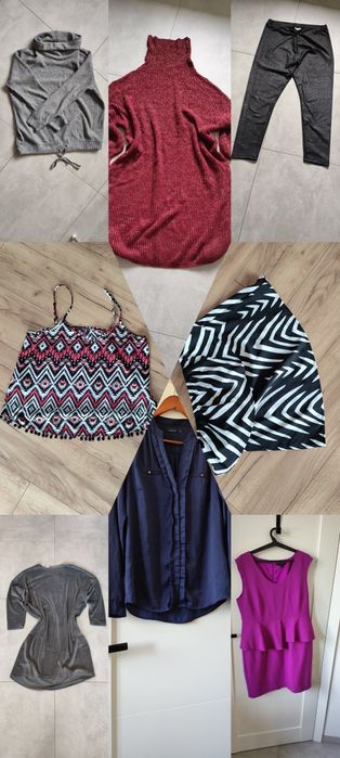 Paka ubrań damskich duże rozmiary zestaw
