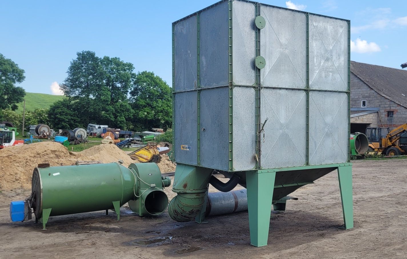 Suszarnia daszkowa Rako 12t 7t do zboża kukurydzy neuero kongskilde