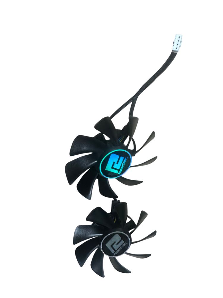 Ветилятор Everflow для відеокарти Power Color 87mm T129215BU комплект