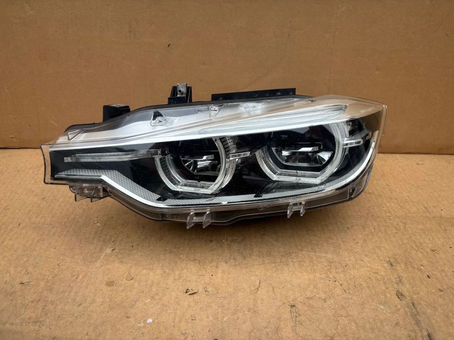 Oryginalna Lampa Przednia Lewa BMW 3 F30 F31 LCI Lift Full Led Adaptive Skrętna Cała Ładna Europejska 8738717