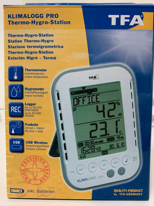 TFA 303039 IT дата-логгер (записувач даних) KlimaLogg Pro