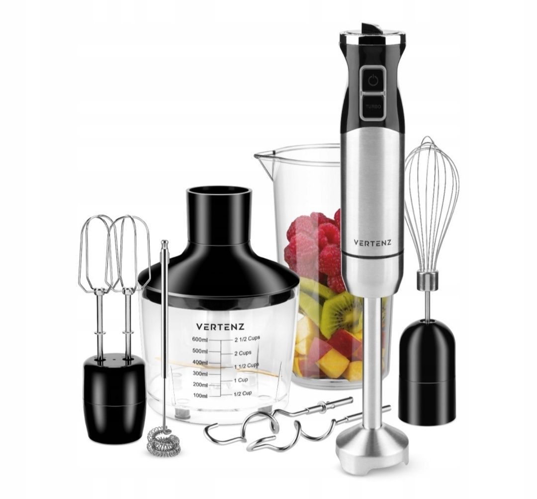 Blender Ręczny Wielofunkcyjny VERTENZ 50 1400W Tytanowe Ostrza Titan 5