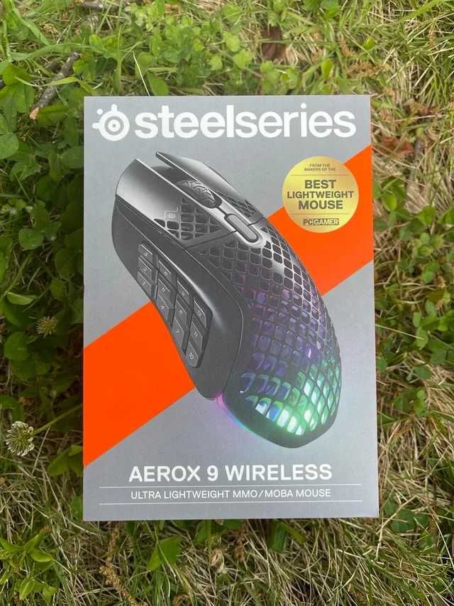 SteelSeries Aerox 9 Wireless – Rato Gaming Sem Fios RGB (Como Novo)