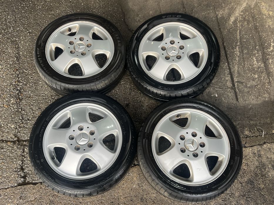 Jantes Mercedes R15 5x112 com pneus