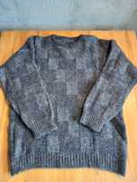 Sweter męski wełniany L