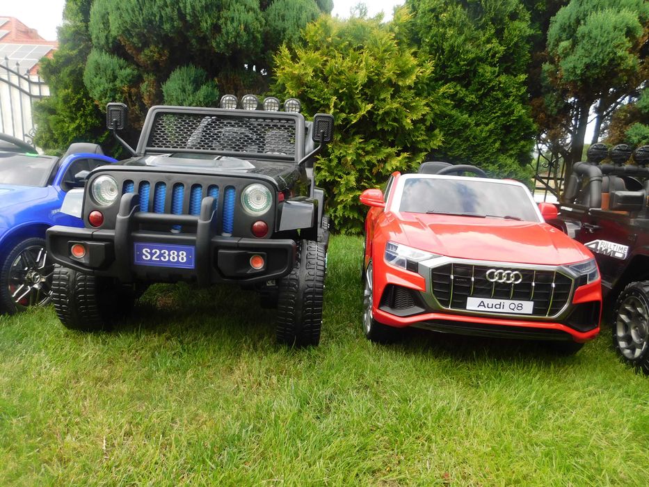 Samochód dla dzieci AUDI Q8 Auto na akumulator Pilot + USB + EVA