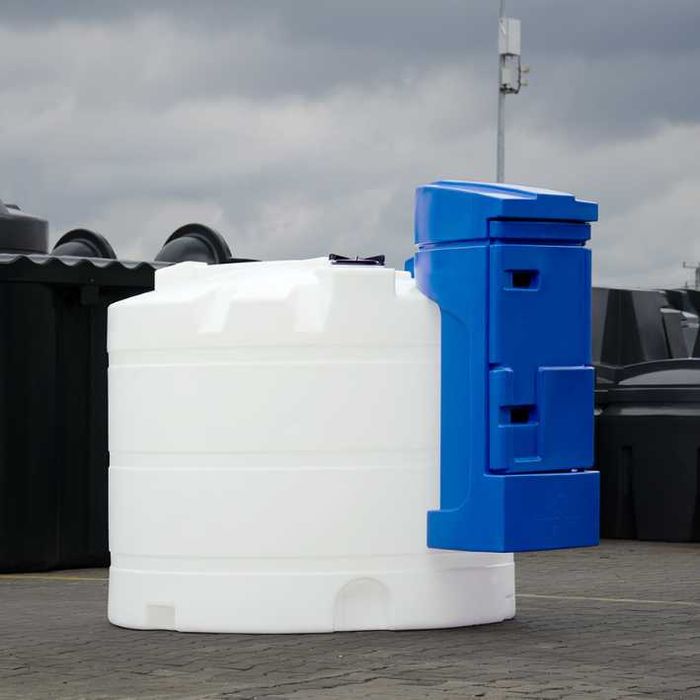 Zbiornik do ADBLUE ze skrzynią dystrybucyjną 2500 litrów + Licznik k24
