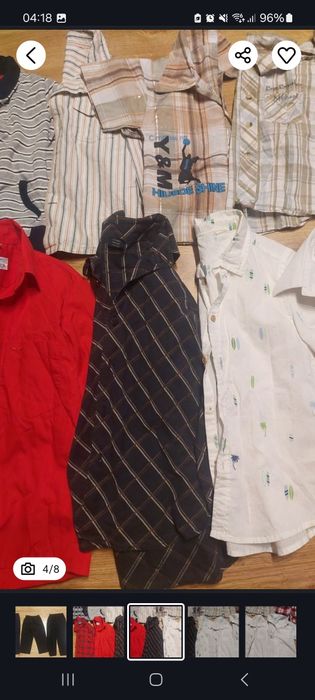 Elegancki zestaw paka fajnych ubrań dla chlopca 17szt  104-122 +GRATIS