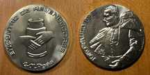 Medalhas em bronze antigas