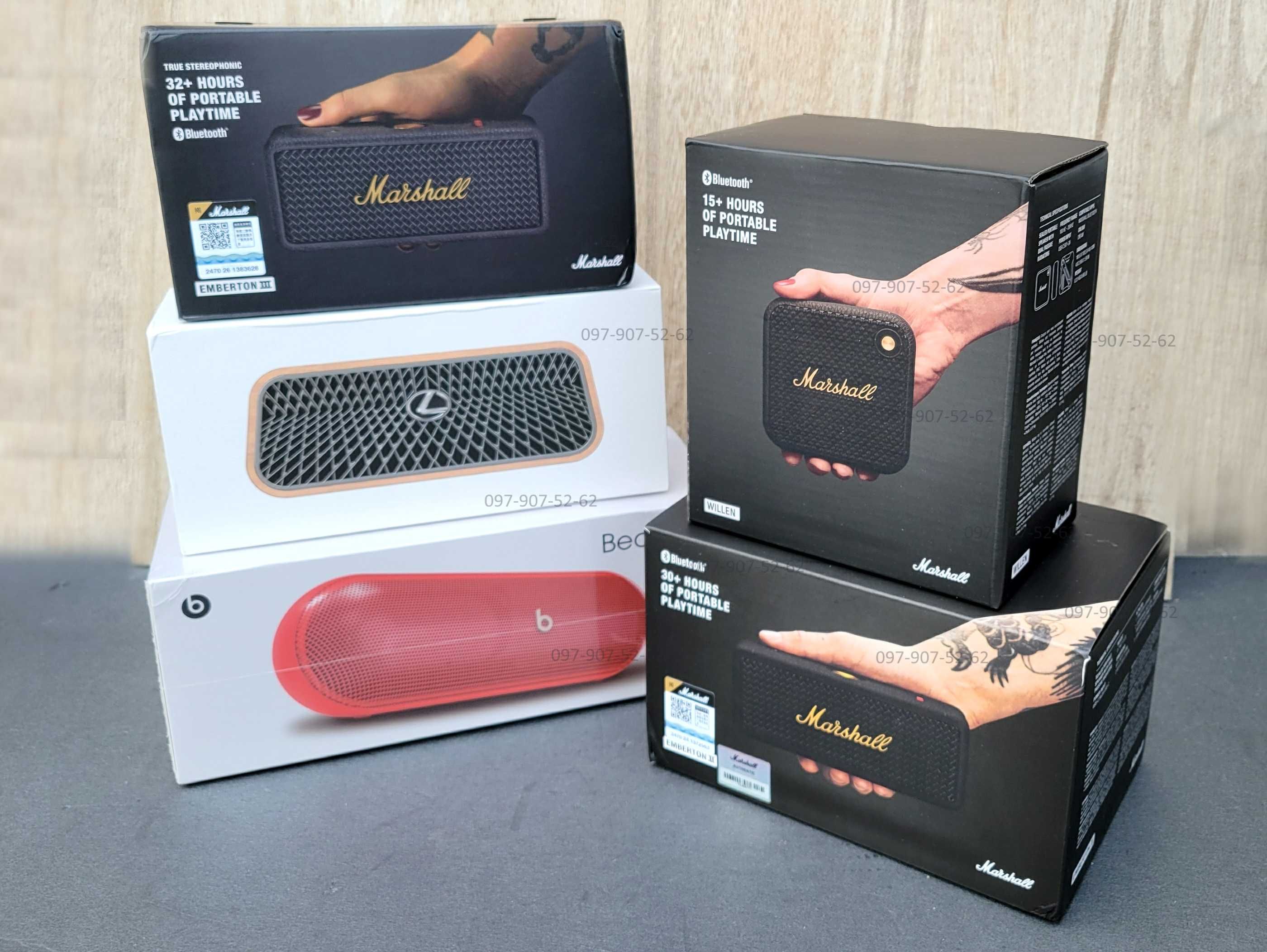 Колонка Marshall Emberton II (Маршал Ембертон  2) + чохол в подарунок