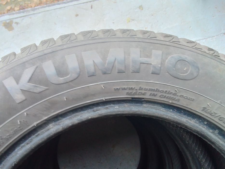 4 Opony zimowe 185/65r15 KUMHO 6mm