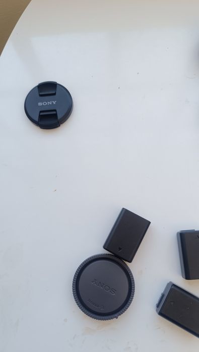 Maquina digital Sony Alpha 7 com lente 4 baterias e 2 carregadores