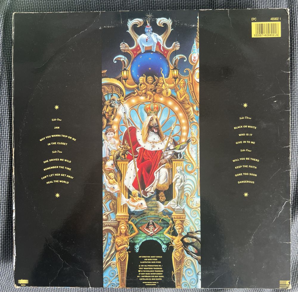 Vinil michael jackson dangerous