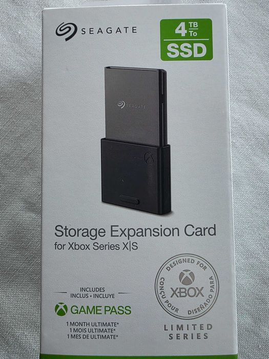Dysk Seagate Storage Expansion Card 4 TB do Xbox Series X/S, nowy, gw